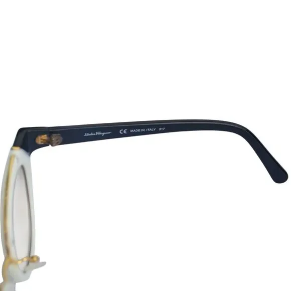 Salvatore Ferragamo SF835S Sunglasses Ivory/Dark Plum, 100% Authentic for Women - Picture 7 of 16